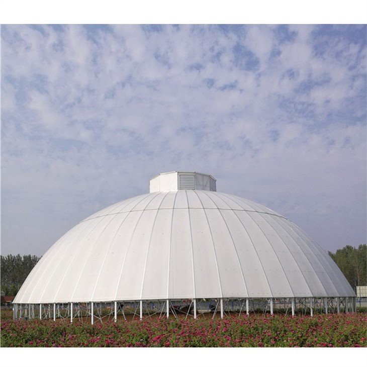 geodesic large glass agricultural dome greenhouse  supplier